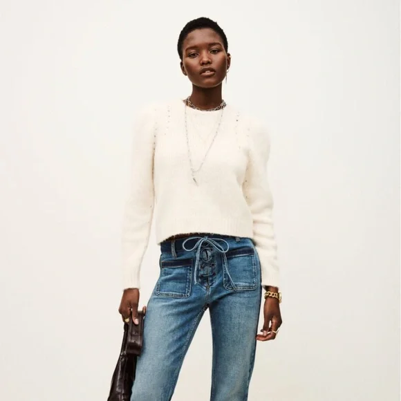 Belma Sweater ~ Ecru - Picture 4 of 6